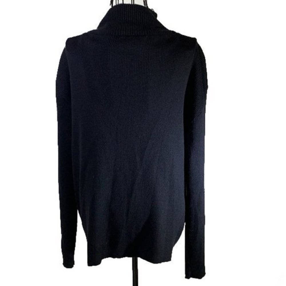 Daniel Bishop | Black Zipper Leather Jacket - Picture 2 of 6